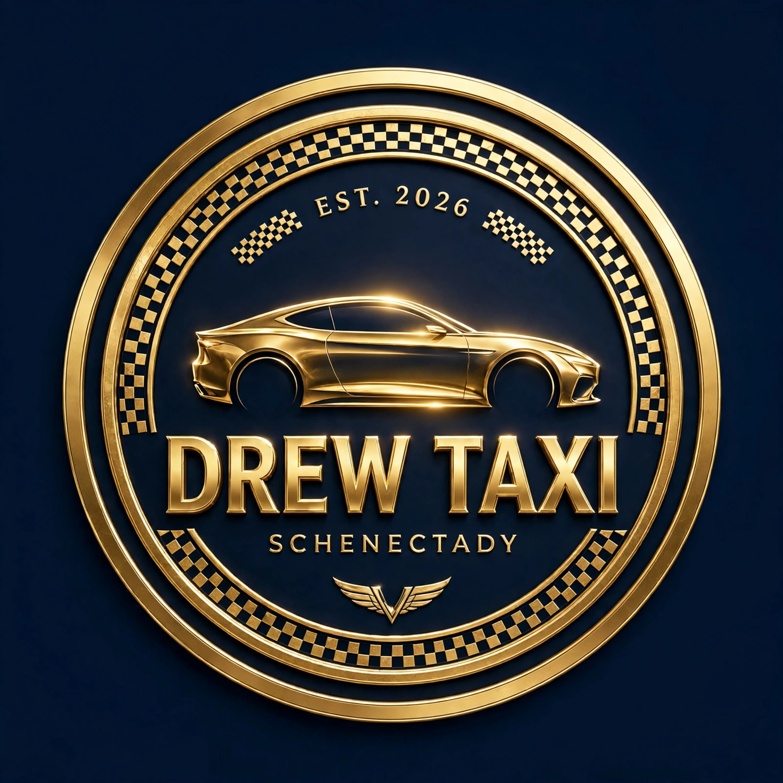 Drew Taxi Logo